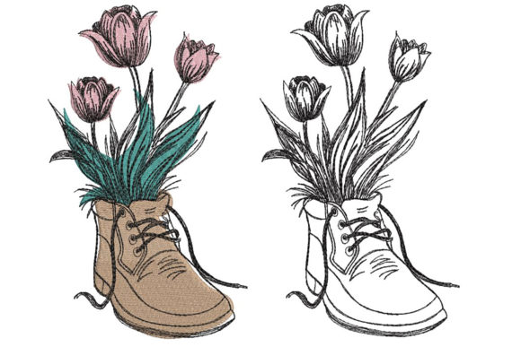 A Design Review: The Charm of Boots and Flowers Minimal