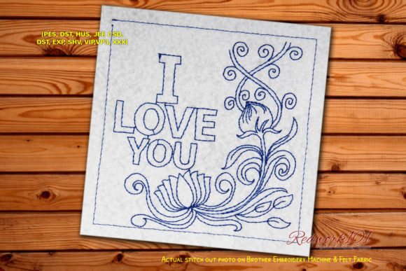 A Practical Review of the I Love You Floral Pattern