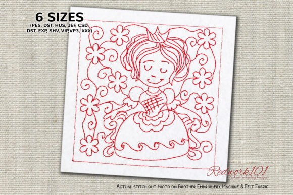 A Royal Floral Motif for Modern Embroidery Projects