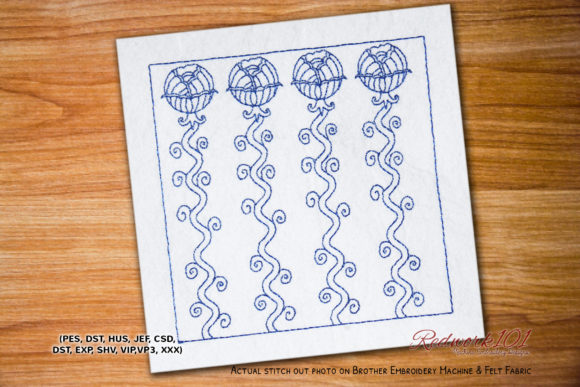 An Abstract Floral Pattern for Meaningful Personalized Gifts