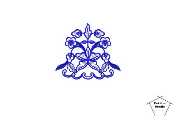 Blue Pentagon Embroidery Design: A Designer Review for Branded Merch