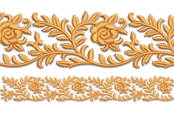 Border Embroidery Design: Elegant Floral Review for Holiday