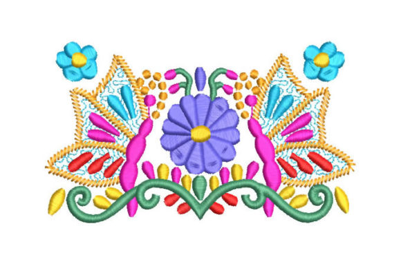 Colorful Flowers & Butterflies: An Embroidery Designer's Review