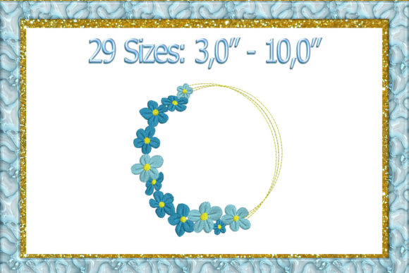 Evaluating Flower Frame Floral Wreath for My Embroidery Business