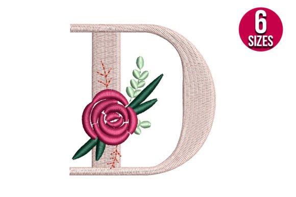 Floral Alphabet D Letter: A Stunning Monogram for Heirloom Gifts