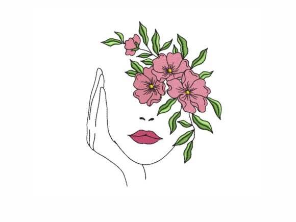 Floral Face Embroidery: A Designer's Craft Fair Review