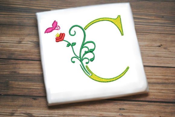 Floral Letter C with Butterfly: A Designer Review