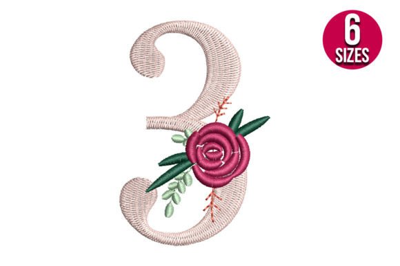Floral Number 3 Embroidery Review for Boutique Apparel