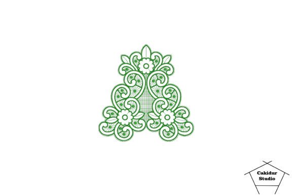 Green Floral Square: A Holiday Embroidery Design Review