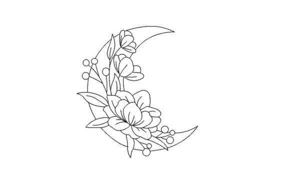 Moon with Flowers: A Designer’s Review for Branded Merch